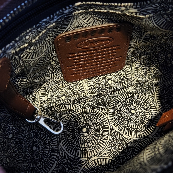 Brighton crossbody MINI bag INTERLOK ALESSA STRAW PURSE NEW - Picture 5 of 8